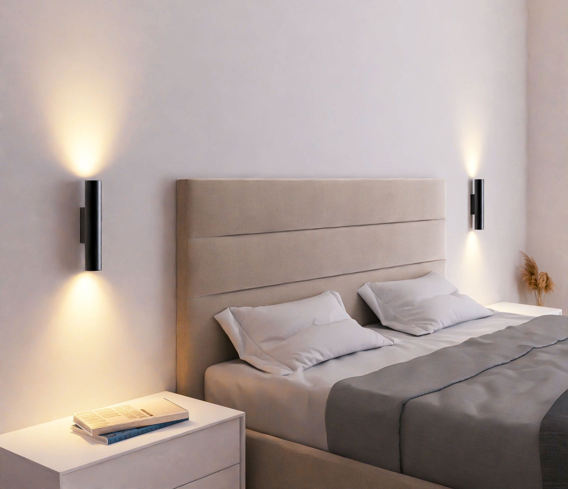 A product rendering showcased within the Nova Minimalist KeyShot Bedroom scene.