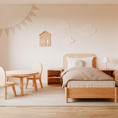 Creox – Lunari – Minimalist Kids Bedroom for KeyShot